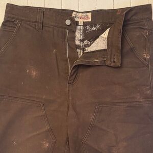 Stussy Bleached Brown Men's Pants